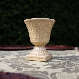 Vaso de cerâmica esmaltado forma taça