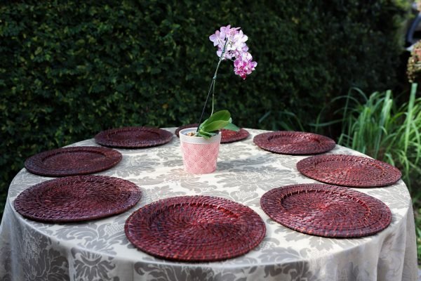 sousplat rattan - minicasamento