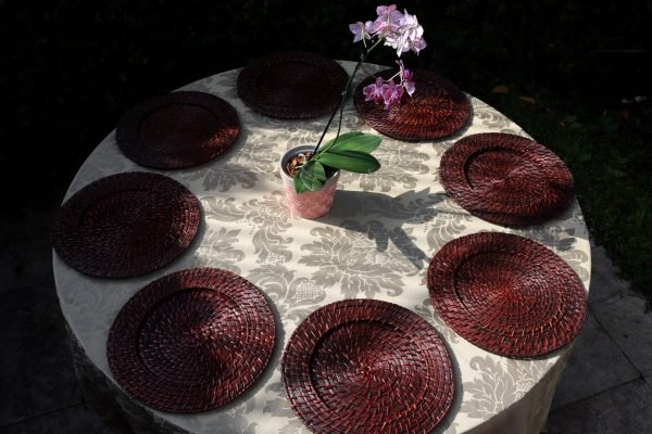 sousplat rattan - minicasamento